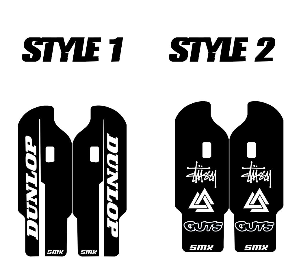 Dnm fork guard decals