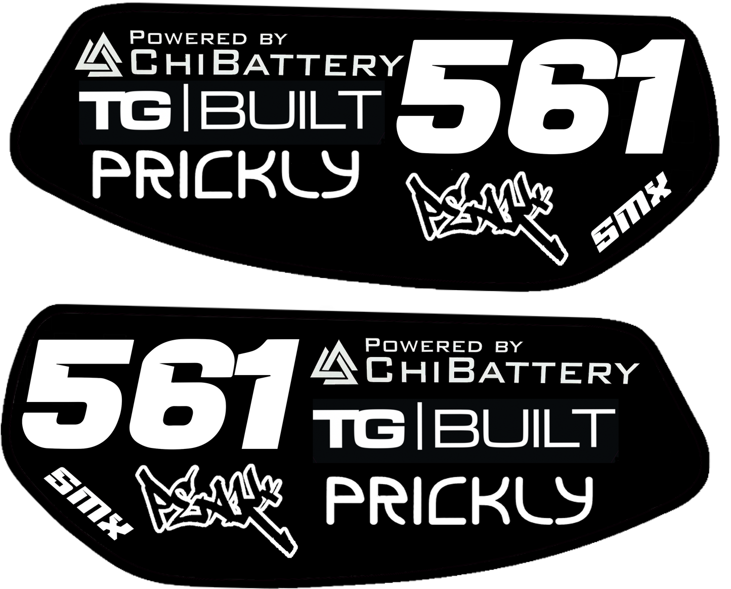 Super 73 Battery Decals (Comes with both sides)Fits zx and rx