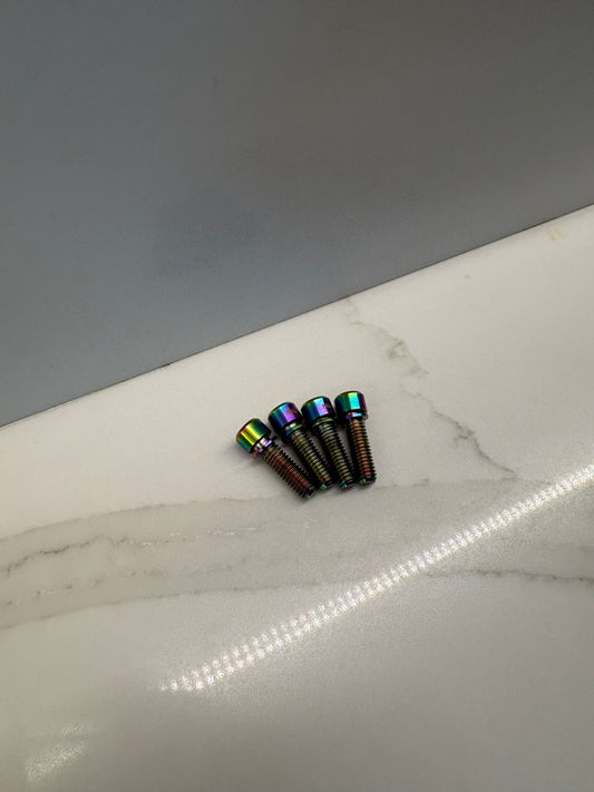 Titanium direct mount bolts