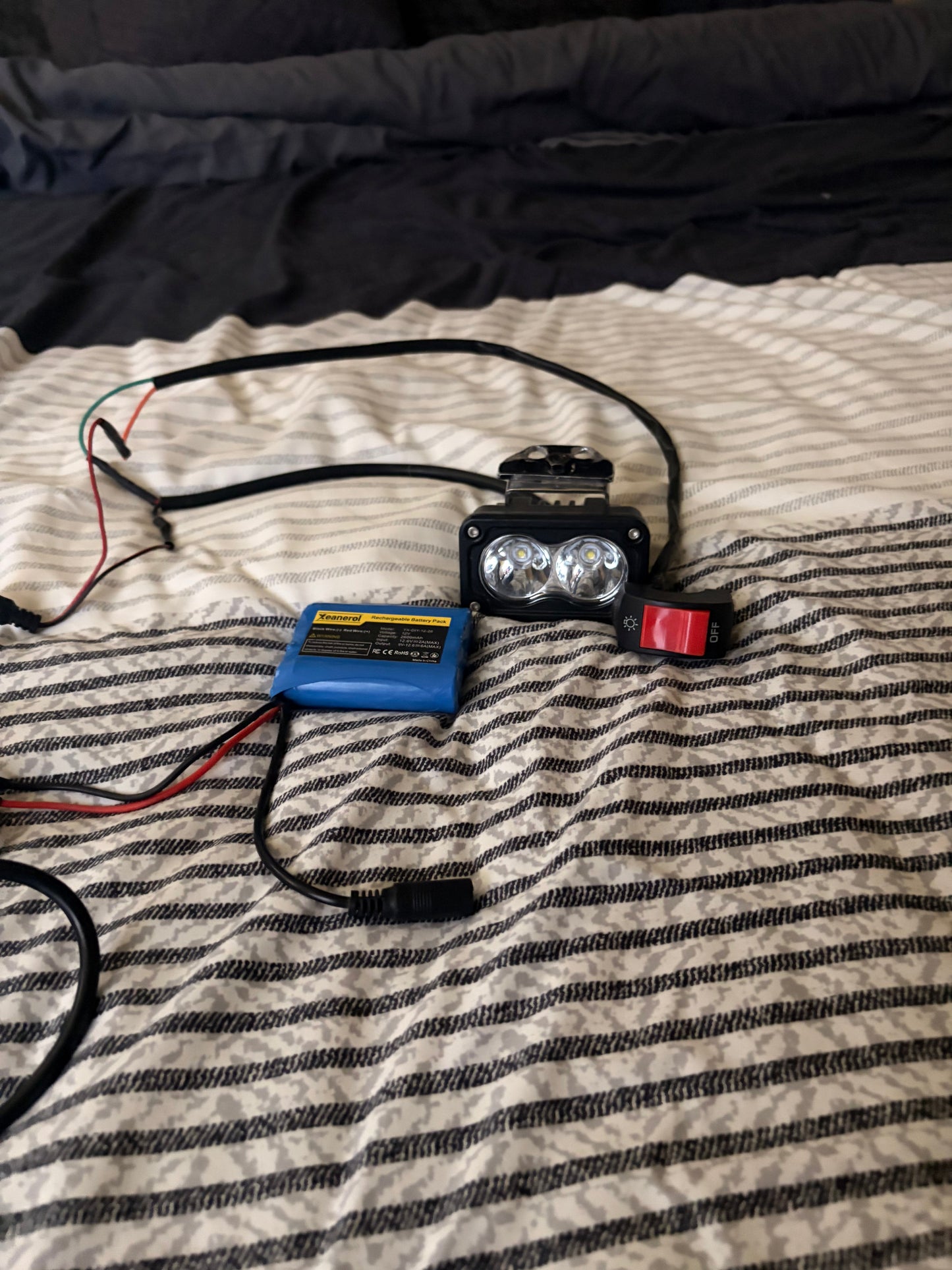 Rechargeable E-Moto "Baja" Style Light