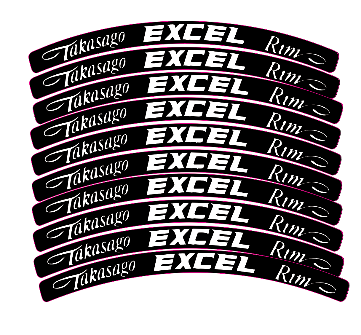 Talon Rim Stickers Excel Rim Decals | Custom Vinyl | SMX Designs – SmxDesignz