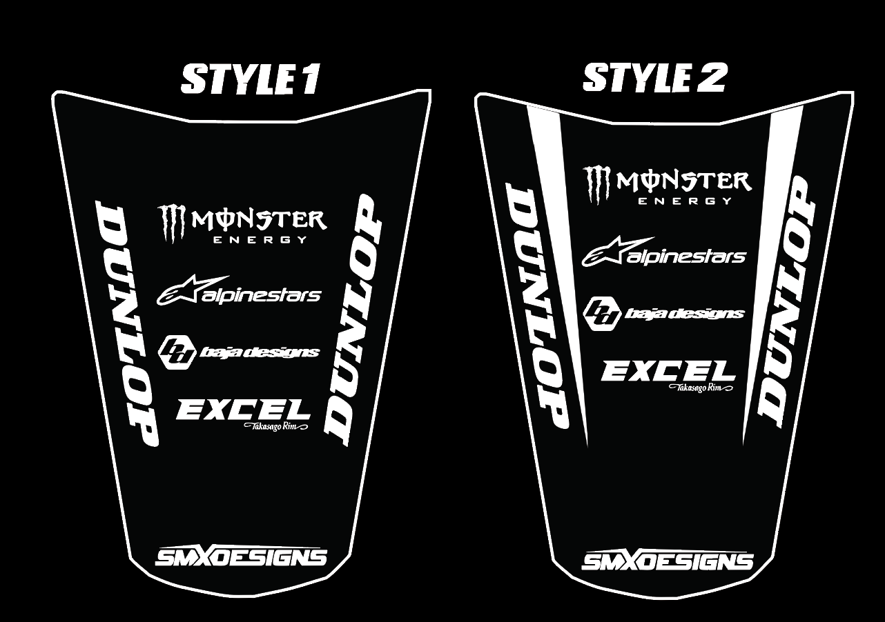Eride Pro Rear fender Sticker β SmxDesignz