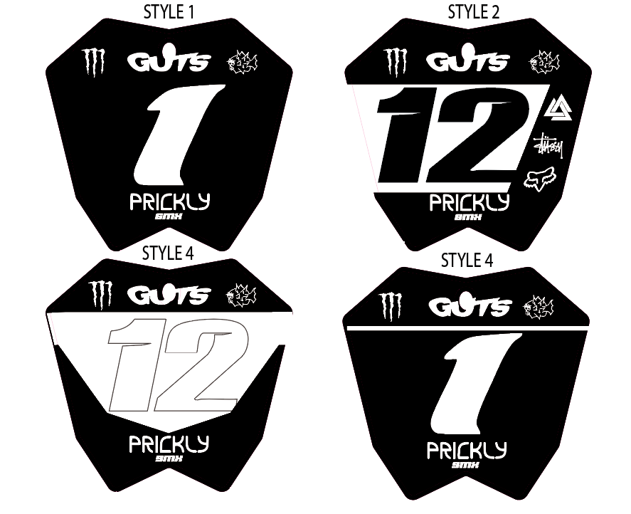 RTR FRONT PLATE DECAL