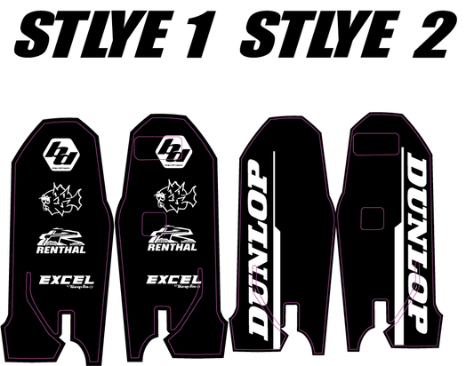 Ultra bee fork guard decals